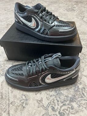 Nike Air Jordan 1 Low Method of Make Black/Metallic Silver